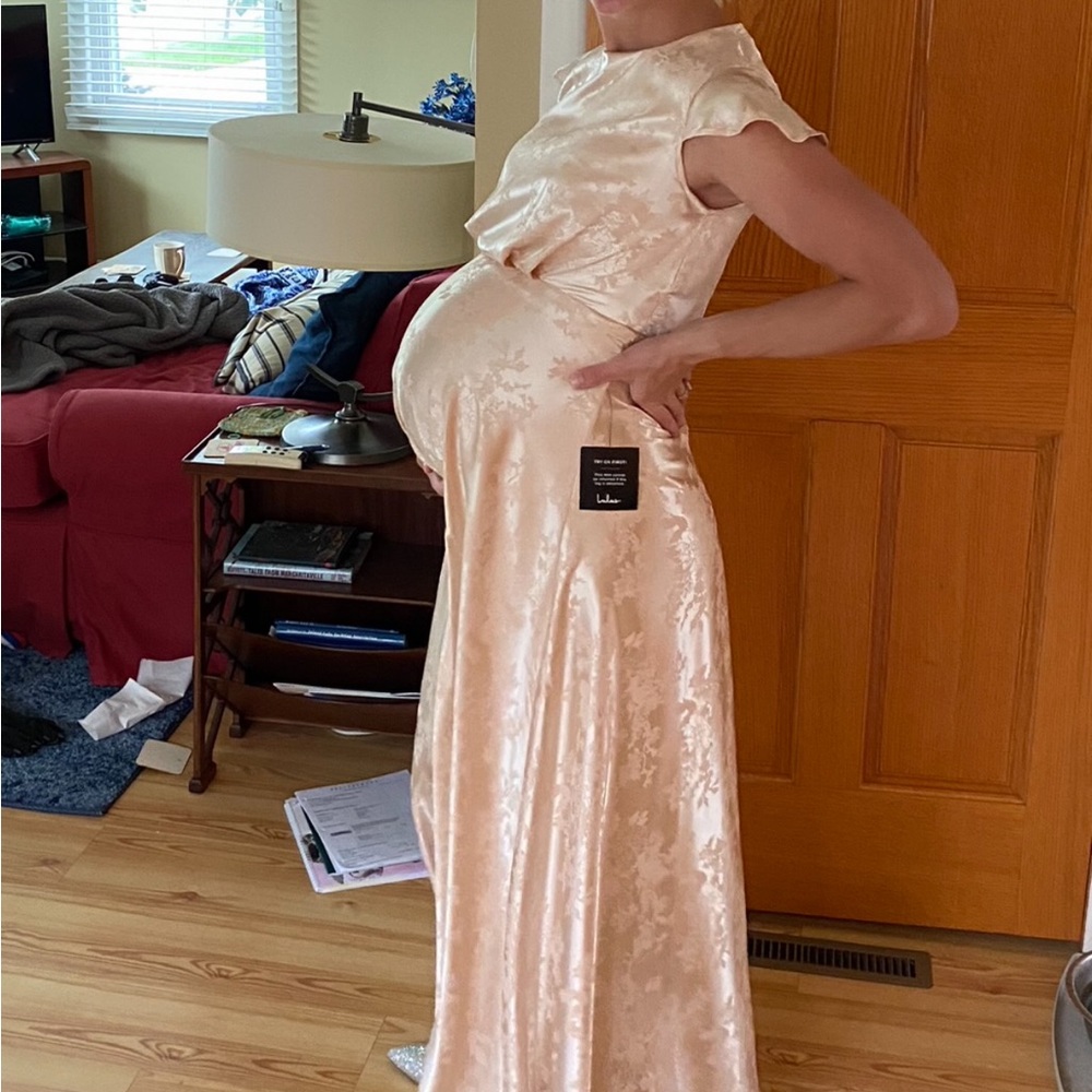 Lulu’s Bridesmaid Dress - Tailored for Maternity